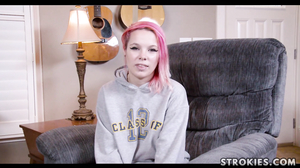 Strokies - Danni - Danni Jerks And Smiles Until Cum Is