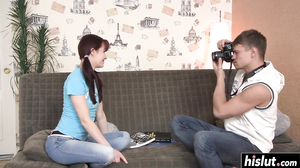 Sexy Lina knows what he likes