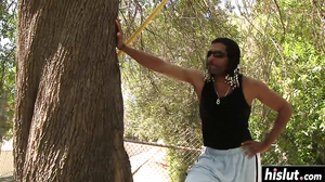 Monica Rise enjoys riding a black dick