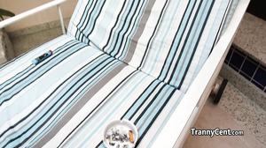 Black guy fucks white tranny arse