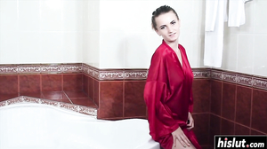 Ira tries out a new dildo