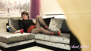 AuntJudys - Spying On Busty Auntie Janey