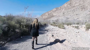 Big booty Busty housewife outdoor fucking