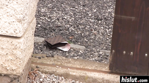 Big vibrator makes them both moan