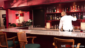 SheWillCheat – Kira Noir – Horny Black Hotwife Fucks BBC At Her Cuckold Husband's Restaurant