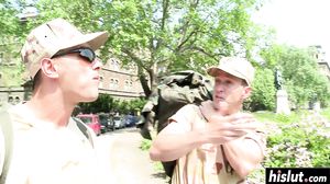 Ivana pleases two guys at once