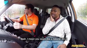 Georgie Lyall - Long black cock pleases examiner