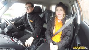 Busty Young Learner Needs a Pass (Stella Cox and Marc R