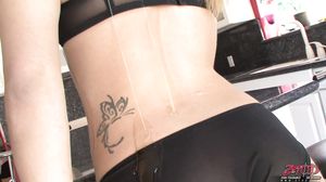 Kirra Lynne Is Slick And Stuffed Full Of Black Dick