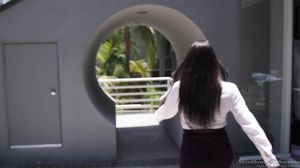 August Ames - Angela White, August Ames (Lesbian Strap-