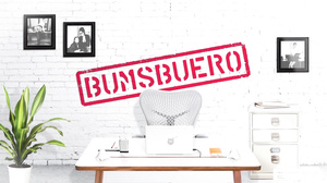 Leni -  German blonde big-titted MILF boss fucks two guys at the office