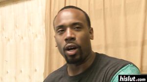 Jodi Taylor makes a black guy cum by bouncing on his fat dick