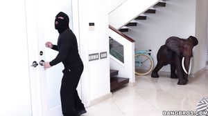 Sara Jay fucks the thief