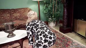 Busty Milf and teen bdsm threesome sex