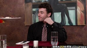 Dinner and a Floozy scene starring Sienna West and Jame