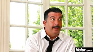 Group of girls pleases each other