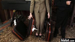 Dana makes a friend’s cock disappear