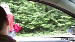 Czech Teen Seduce Fake Porn Casting Outdoor by 2 German