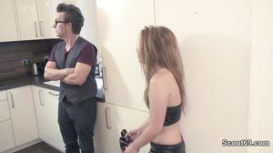 German Amateur Teen Caren Christiansen Fucked by Old Ma