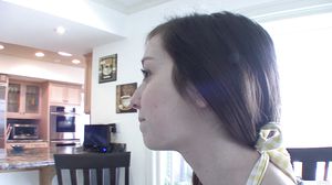 Busty MILF Nina gives her stepdaughter a going away pre