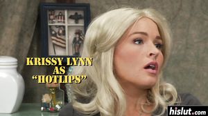 Alexa Jaymes spreads her legs so she can rub her wet pussy