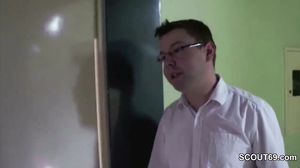 German Big Tit Teen Fuck Stranger Boys in Privat Sextap