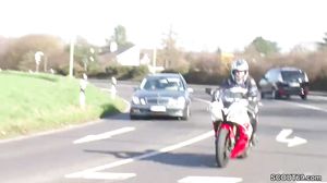 Skinny German Milf Claudi Fucked by Stranger After Bike