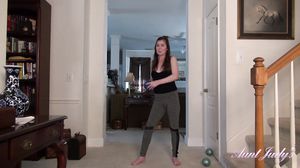 AuntJudys - Isabella Joins You For A Yoga Workout