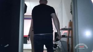 SpermaStudio - Blindfold Alev White Studio