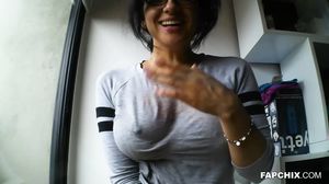 Lusty Shaved Pussy Milf Hoochie Teasing And Rubbing