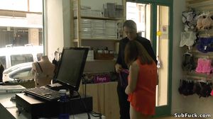 Naked Asian disgraced in fountain outdoor