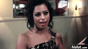 Andy makes his big dick disappear