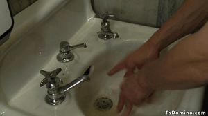 Ts fucks man who tries to blackmail her