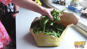 Anna fucked by two cocks