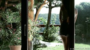 Lou Tip Toeing In The Garden - 21FootArt