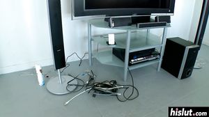 Danica bounces on a friend’s dick