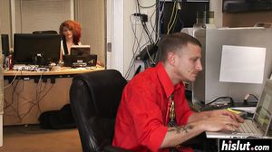 Riding a cock makes her happy