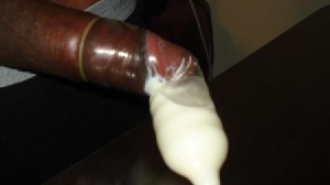 Busty fat makes good handjob to black