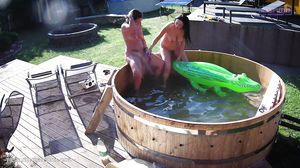 Teens Party Hard With Toys In Hot Tub !