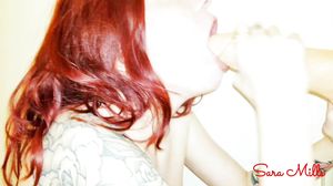 Redhead Suck and Ride In Bath