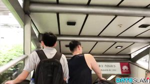 Cute japanese bunny girl fucked on kinky date