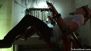 Shemale doggy fucks male time traveler