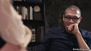 Bar owner anal fucks Irs agent in bondage