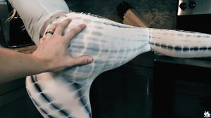 Haighlee - Twerking And Kinky Panty Fuck In Kitchen Lea