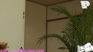 Asian with very big tits taking shower