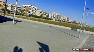 Hot babe fucked hard in an abandoned building