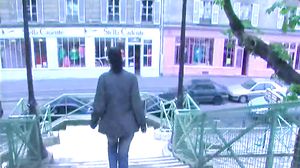 Black French dude fucks young cute teen