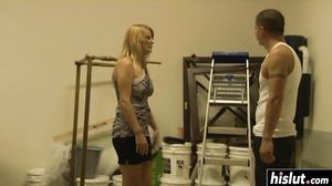 Her tits bounce while she rides