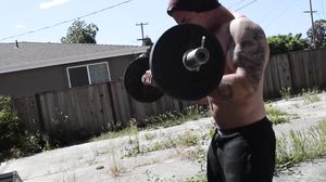 Richard Sutherland - Stud Lifts Weights, Fucks HUGE TIT