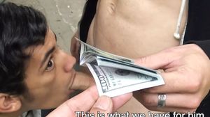 Young straight latino gets paid for anal